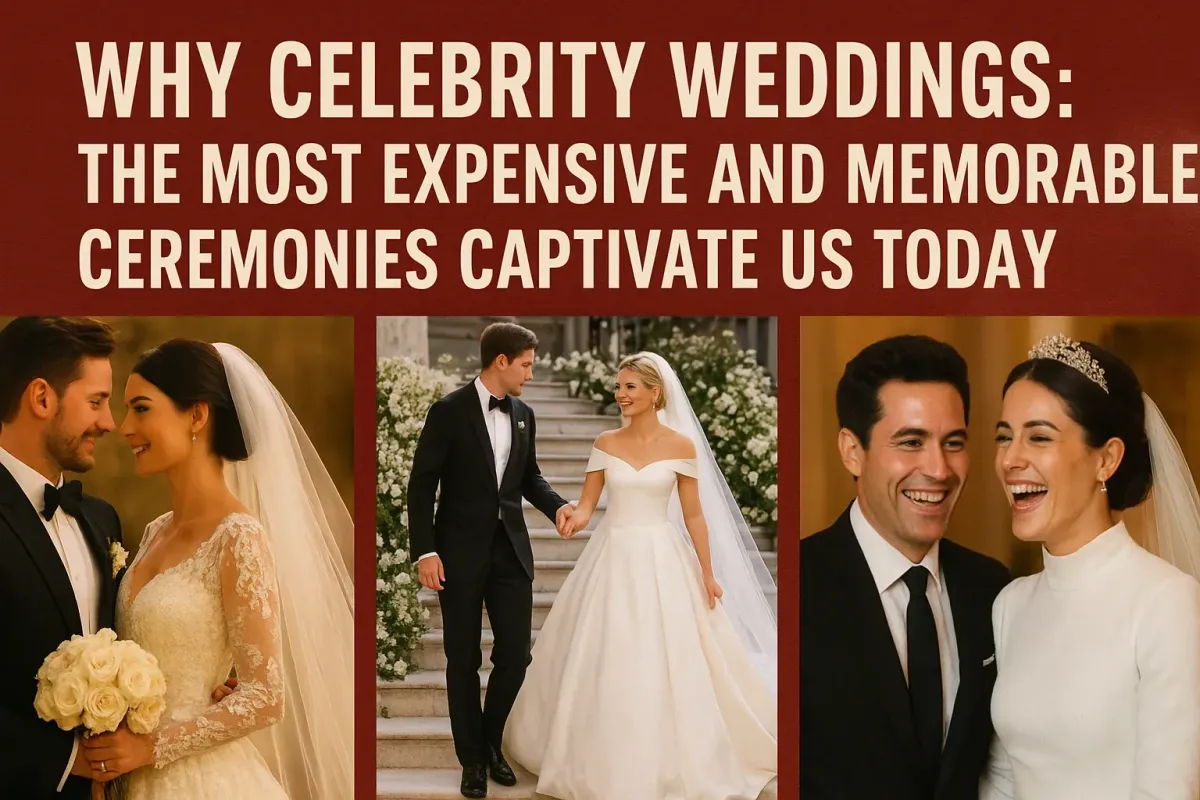 Celebrity Weddings: The Most Expensive and Memorable Ceremonies for Extravagant Wedding Inspiration in 2025