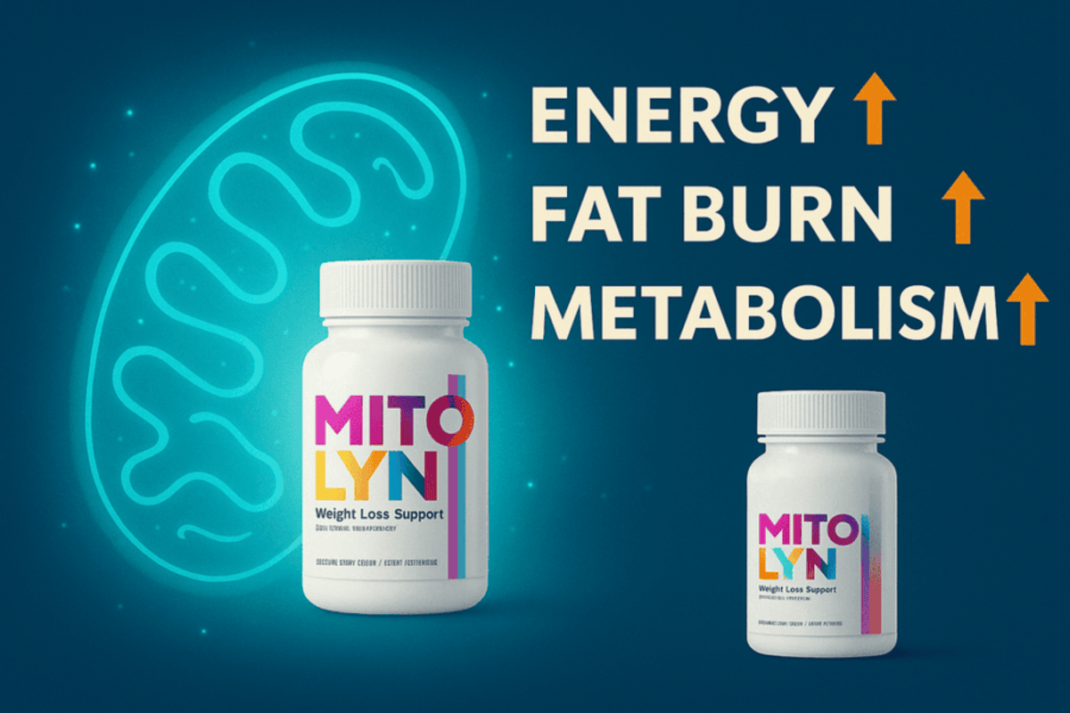 Mitolyn supplement bottle with benefits for energy, fat burn, and metabolism support