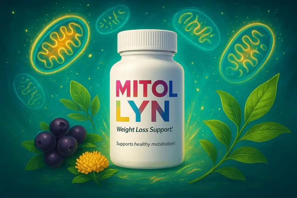 Does Mitolyn really work supplement bottle with glowing mitochondria energy
