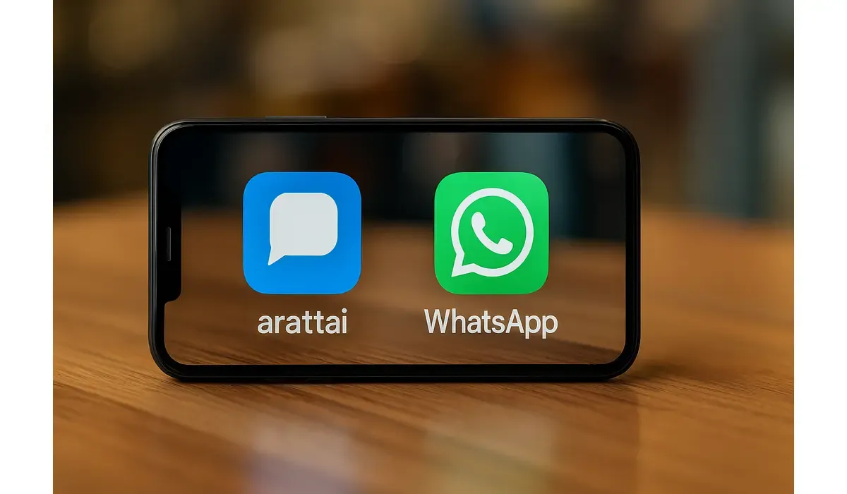 Arattai messenger app features compared to WhatsApp