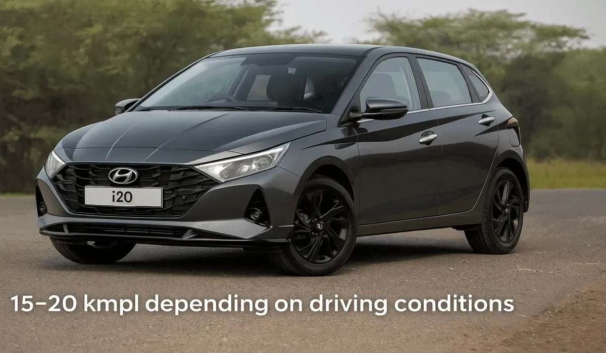 yundai i20 mileage official and real-world performance