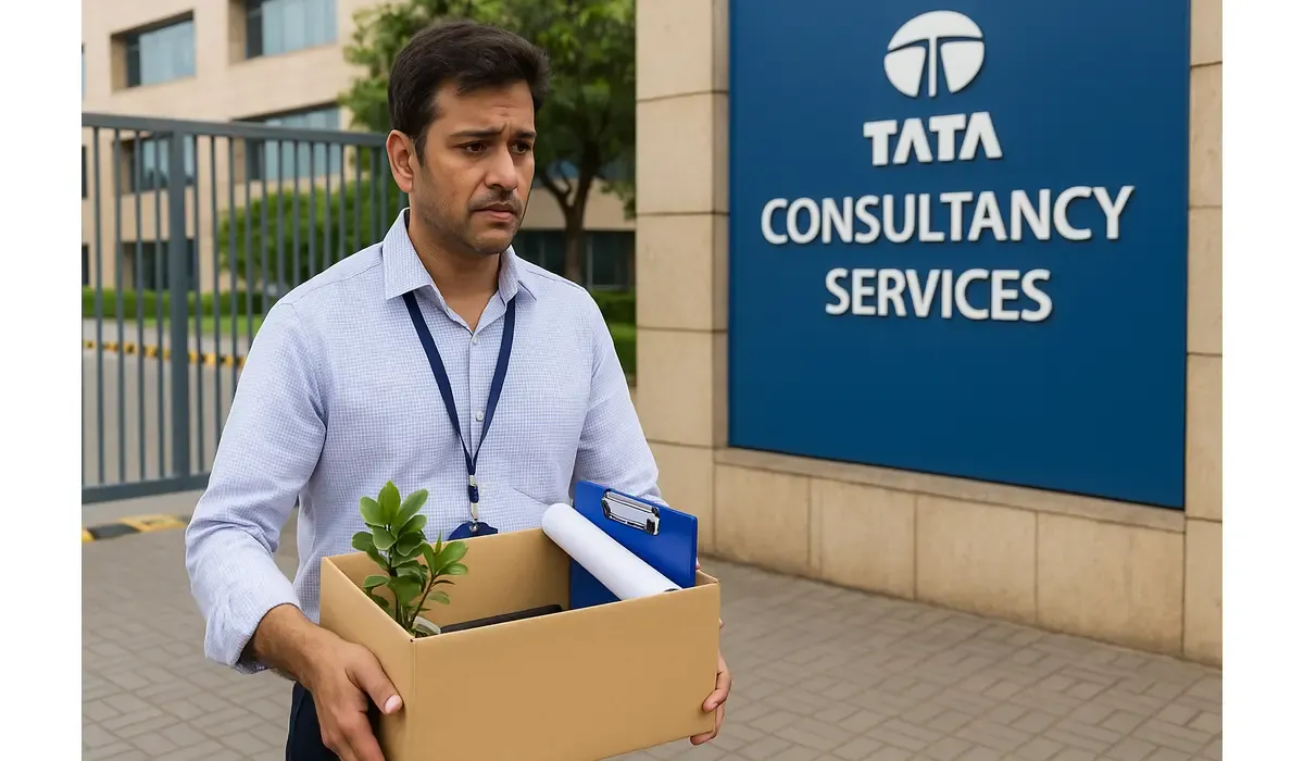 TCS layoffs 2025 India impact on mid-level employees email