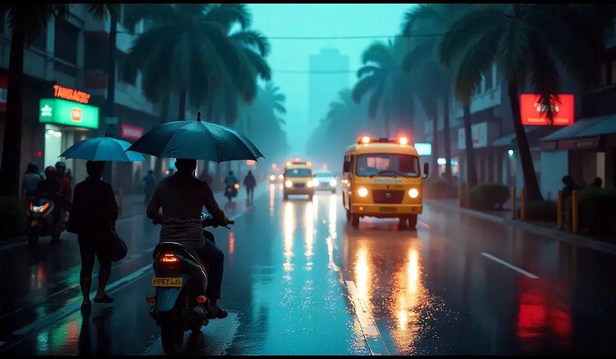 Mumbai severe heavy rain red alert news.