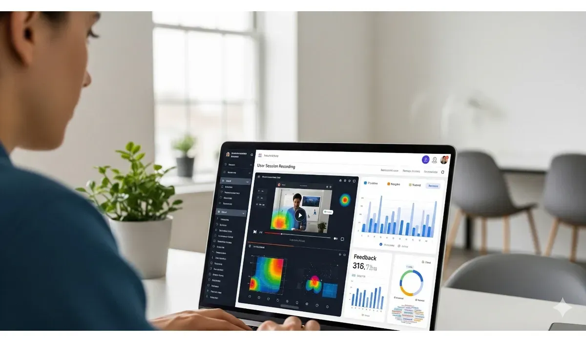 Remote usability testing dashboard