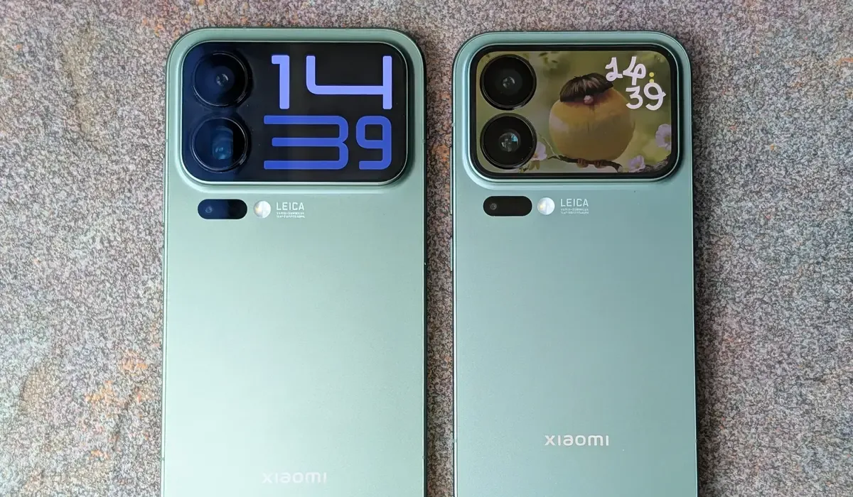 Xiaomi 17 Pro Max vs 17 Pro rear view