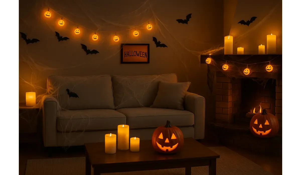 Amazon Halloween decor under $25 in living room