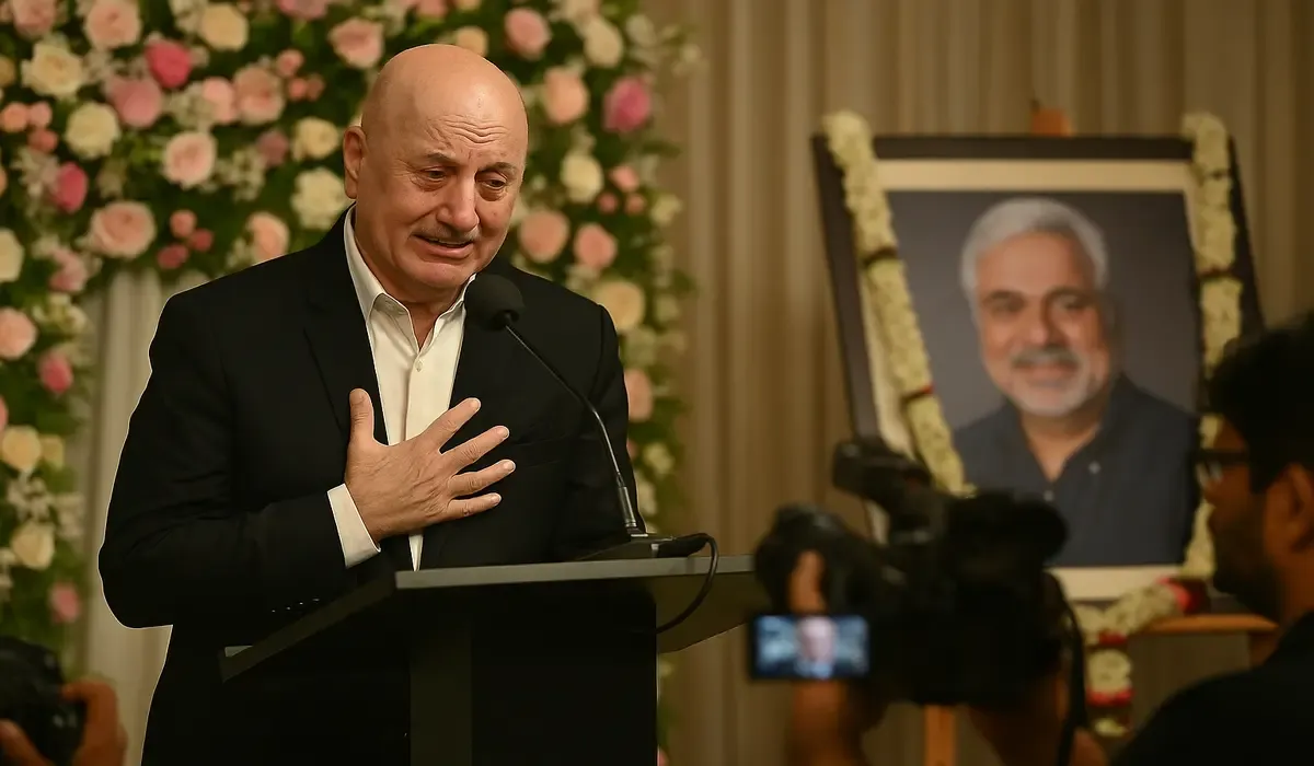 Anupam Kher reaction after Satish Shah death