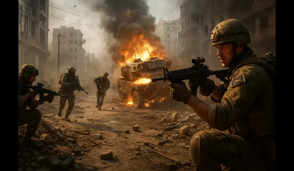 Battlefield 6 beta soldiers in combat