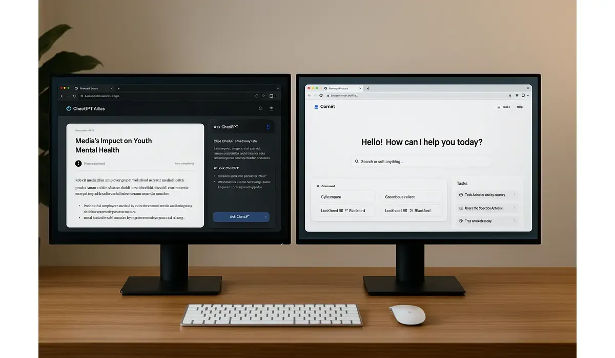 ChatGPT Atlas vs Perplexity Comet AI browser comparison