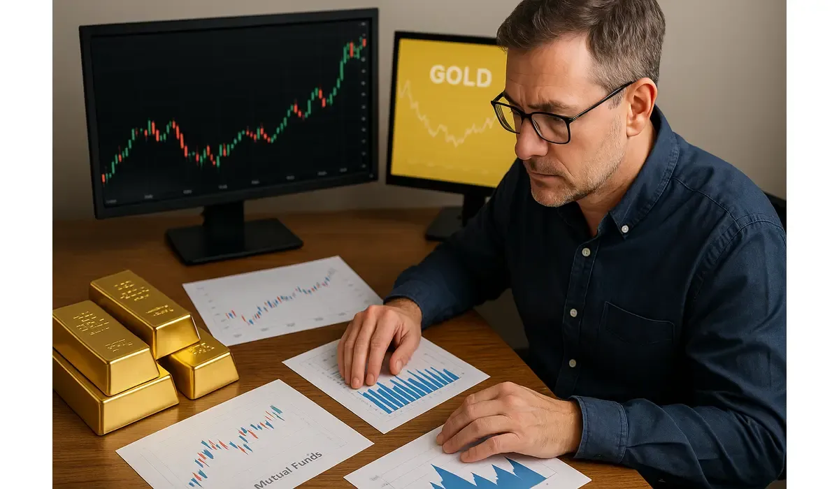 Best evergreen investment options in the USA showing gold and index fund analysis.