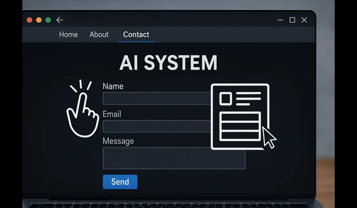 Gemini 2.5 computer use model performing AI automation.