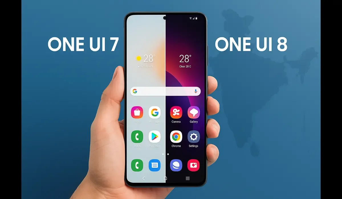 differences between one ui 7 and one ui 8 in india