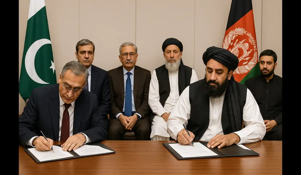 Pakistan Afghanistan ceasefire agreement 2025