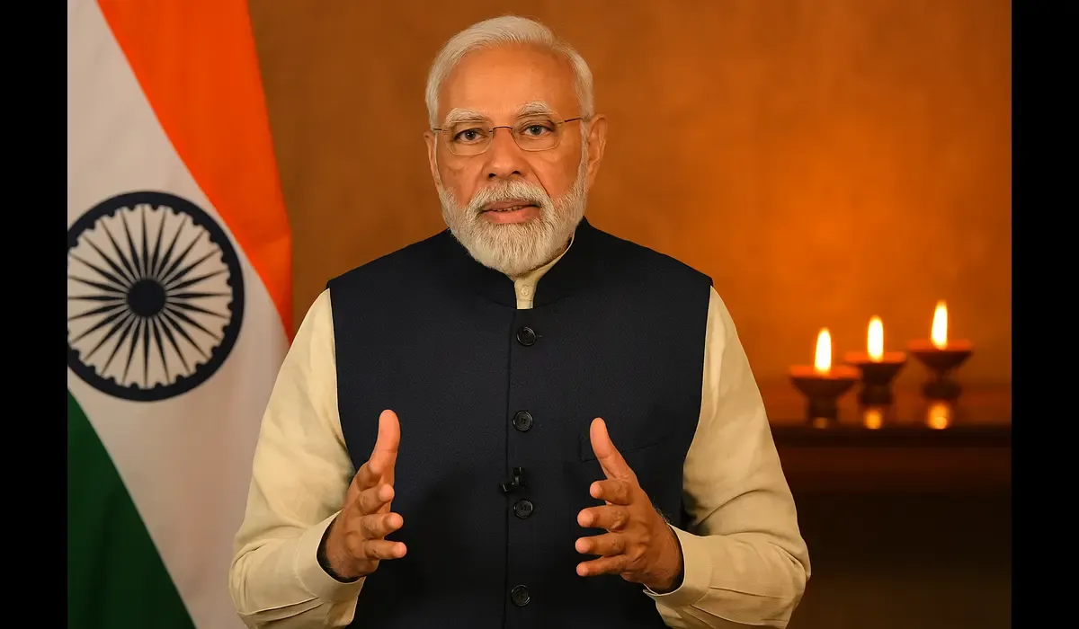 Bharat Mata Ki Jai Diwali message by PM Modi