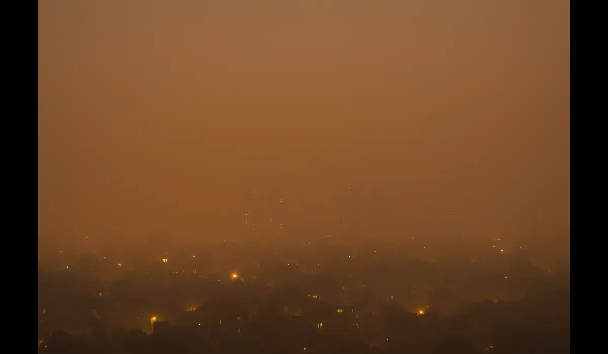 Delhi air quality index after Diwali fireworks in severe zone.