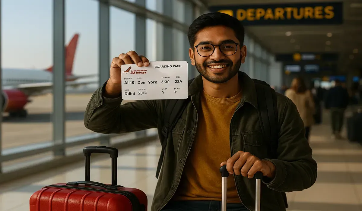 student discounts on Air India flights boarding pass