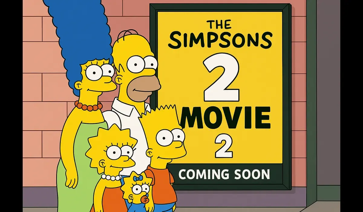 when is The Simpsons Movie 2 coming out in USA poster.