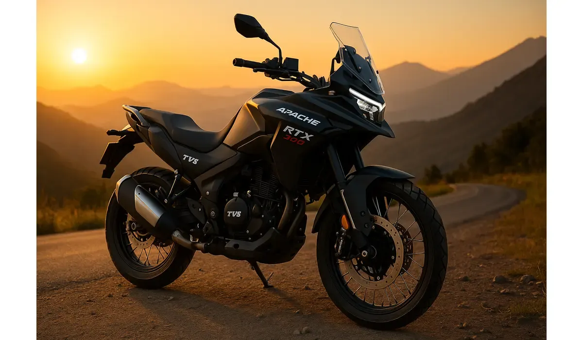 tvs apache rtx 300 launch event bike photo.