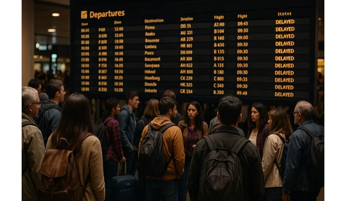flights delayed at Delhi airport due to ATC glitch