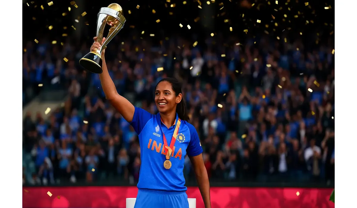 harmanpreet kaur first post after world cup win