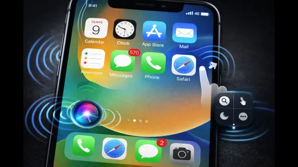 An iPhone screen displaying built-in system features that operate quietly in the background, representing how many useful iPhone features are designed to stay out of sight.