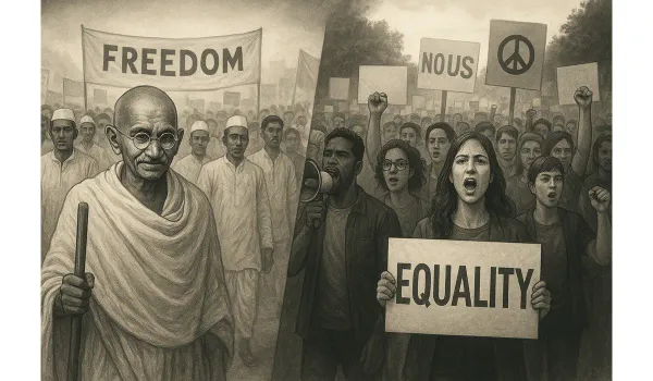 Power of Political Protests from Gandhi to modern movements