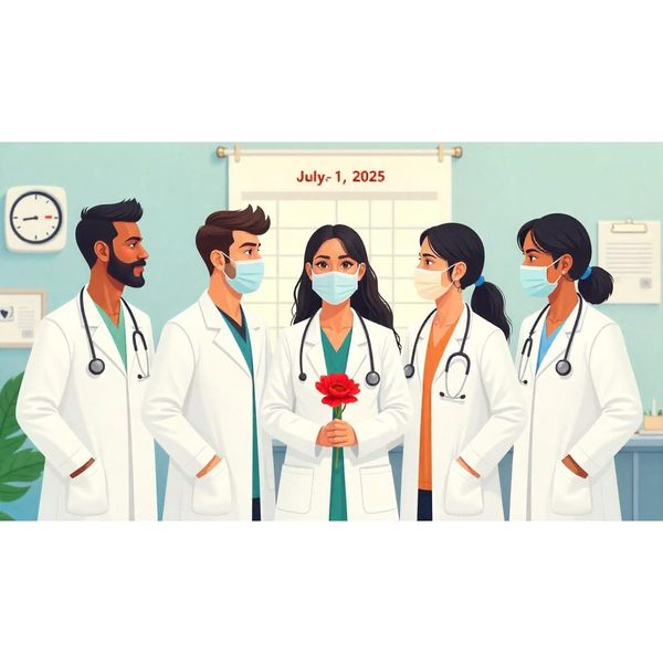 Indian doctors celebrating National Doctors’ Day 2025 in India with wishes and quotes.