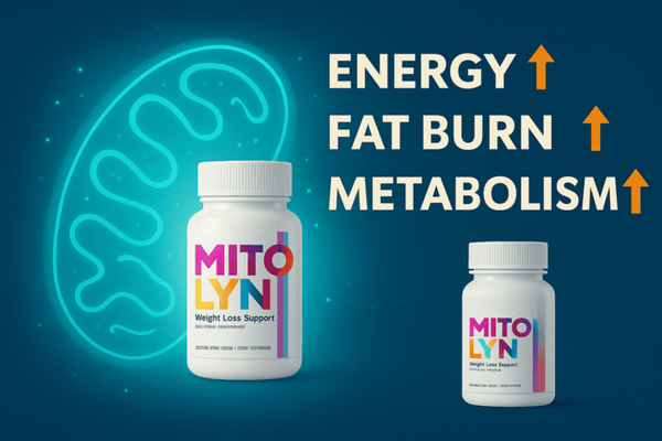 Mitolyn supplement bottle with benefits for energy, fat burn, and metabolism support