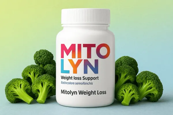 Glowing mitochondria with Mitolyn ingredients like Maqui Berry, showing why Mitolyn really works for energy booster and mitoc
