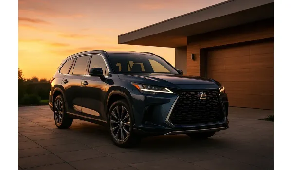 2026 Lexus TX luxury SUV front view.