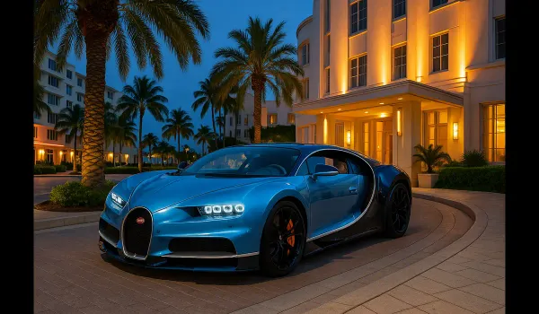 Bugatti rental services in USA for luxury travel