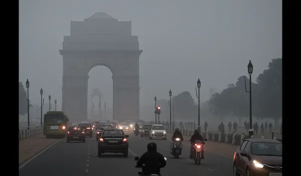 coldest winter delhi ncr 2025 city view