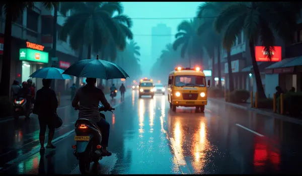 Mumbai severe heavy rain red alert news.