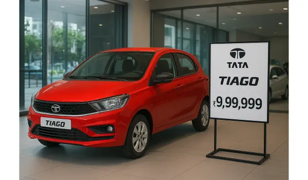 Tata Tiago price after GST at Indian showroom.