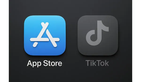 When Will TikTok Be Back in the Apple Store icon with TikTok logo grayed out, symbolizing removal and pending return.