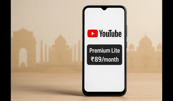 YouTube Premium Lite India launch date and price ₹89
