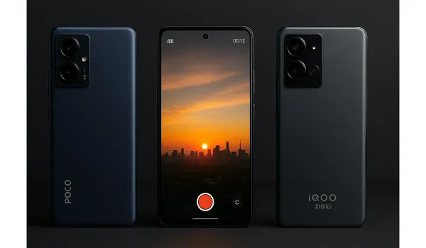 Affordable camera phones under 25000 with 4K video recording