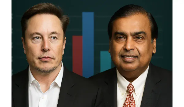 elon musk net worth compared to indian billionaires.