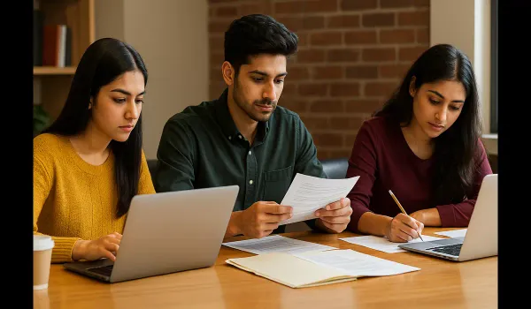 Indian students applying for higher education in USA step-by-step.