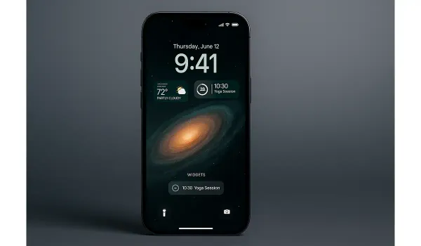 how to use iPhone lock screen options in iOS 26.1