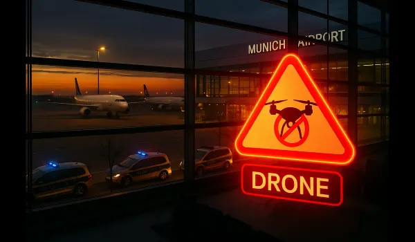 munich airport closure drone incident us reaction