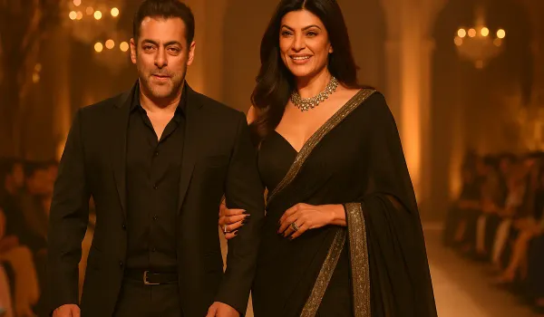 Salman Khan and Sushmita Sen reunion at Vikram Phadnis show