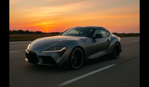 Why Toyota discontinued the GR Supra A90 in America — Supra A90 on American highway.