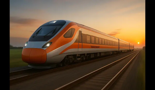 Vande Bharat sleeper train first AC coach design 2025.