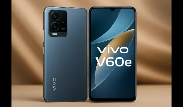 Vivo V60e full specifications India smartphone view.