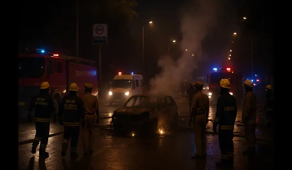 delhi car blast near red fort aftermath