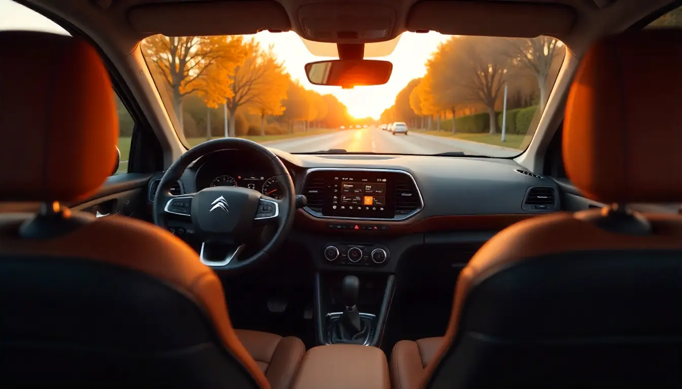 Citroën C3 spacious interior with advanced infotainment system