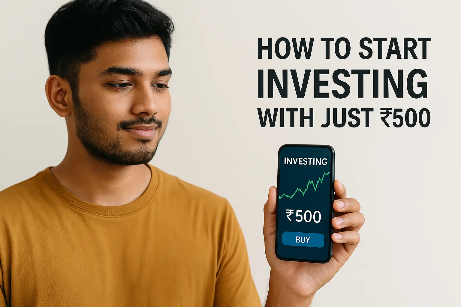 How to start investing with just ₹500 using a mobile investing app