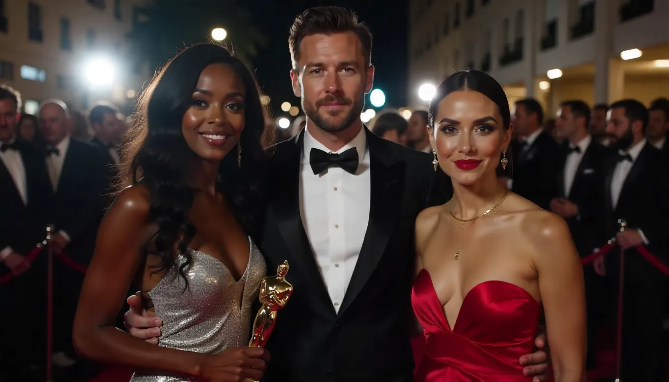 Most Awards in Hollywood on Hollywood red carpet with awards