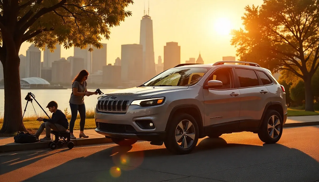 2026 Jeep Cherokee driving on a road